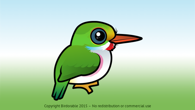 Birdorable Cuban Tody 