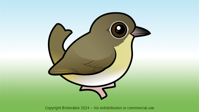 Birdorable Common Yellowthroat Female