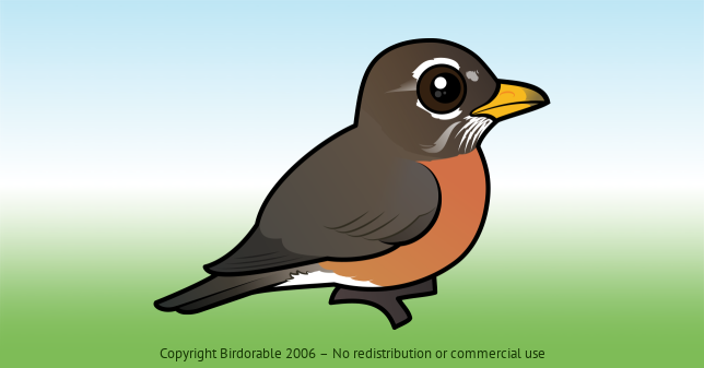 Birdorable American Robin Female