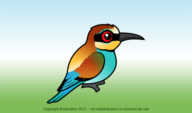 Birdorable European Bee-eater 