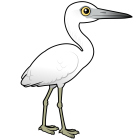 Thumbnail of Birdorable Little Blue Heron Juvenile
