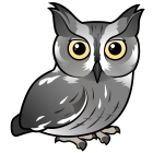 Thumbnail of Birdorable Eastern Screech-Owl Grey Morph