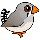 Thumbnail of Birdorable Zebra Finch Female