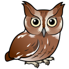 Thumbnail of Birdorable Eastern Screech-Owl Brown Morph