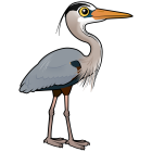 Thumbnail of Birdorable Great Blue Heron Regular Morph