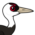 Birdorable Hooded Crane