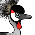 Birdorable Grey Crowned-Crane
