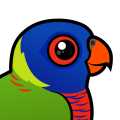 Birdorable Rainbow Lorikeet