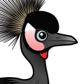 Birdorable Black Crowned-Crane