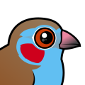 Birdorable Red-cheeked Cordonbleu