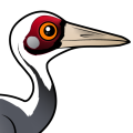 Birdorable White-naped Crane