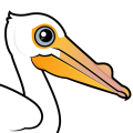 Birdorable American White Pelican