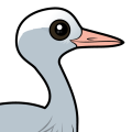 Birdorable Blue Crane