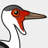 Birdorable Wattled Crane