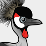 Birdorable Grey Crowned-Crane