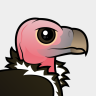 Birdorable Lappet-faced Vulture