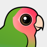 Birdorable Rosy-faced Lovebird