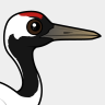 Birdorable Red-crowned Crane