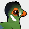 Birdorable White-cheeked Turaco
