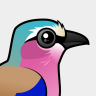 Birdorable Lilac-breasted Roller
