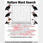 Vulture Word Search
