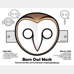 Halloween Barn Owl Mask