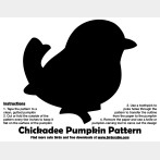 Chickadee Pumpkin Pattern