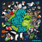 Earth Day Global Birdorable Birds Shareable Graphic