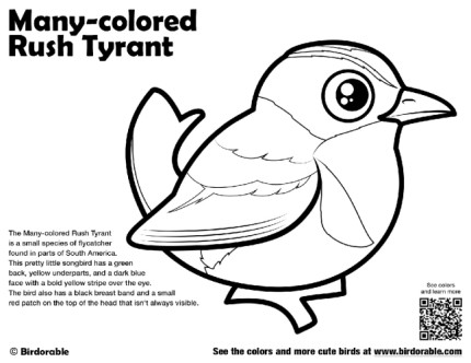Many-colored Rush Tyrant Coloring Page