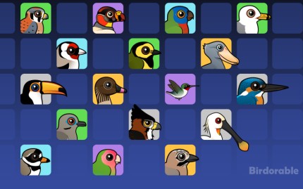 Birdorable Squares Wallpaper