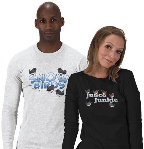 Cute Birdorable junco t-shirts