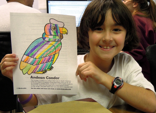 Condor Coloring Page