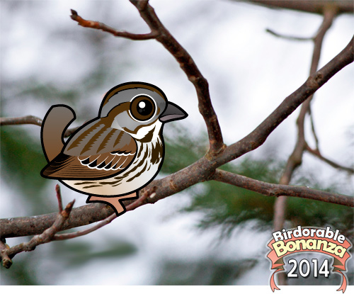 Birdorable Song Sparrow