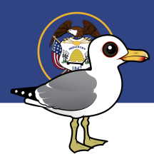 State Birdorable of Utah: California Gull