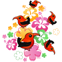 Hawaiian-style 'I'iwi