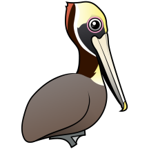 Birdorable Brown Pelican