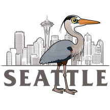 Seattle's Great Blue Heron