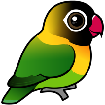 Birdorable Yellow-collared Lovebird