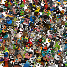Birdorable Crowd