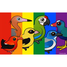 Birdorable Pride Flag