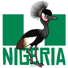 Black Crowned-Crane of Nigeria
