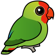 Birdorable Red-headed Lovebird