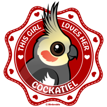 This Girl Loves Her Cockatiel