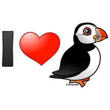 I Love Puffins