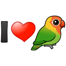 I Love Lilian's Lovebirds
