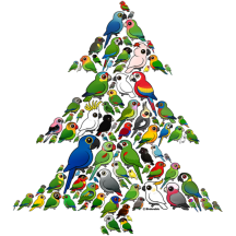 Parrot Christmas Tree