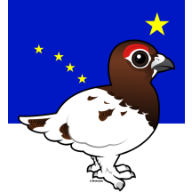 State Birdorable of Alaska: Willow Grouse