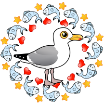 Herring Gull Circle of Love