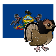 State Birdorable of Pennsylvania: Ruffed Grouse