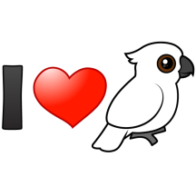 I Love Umbrella Cockatoos